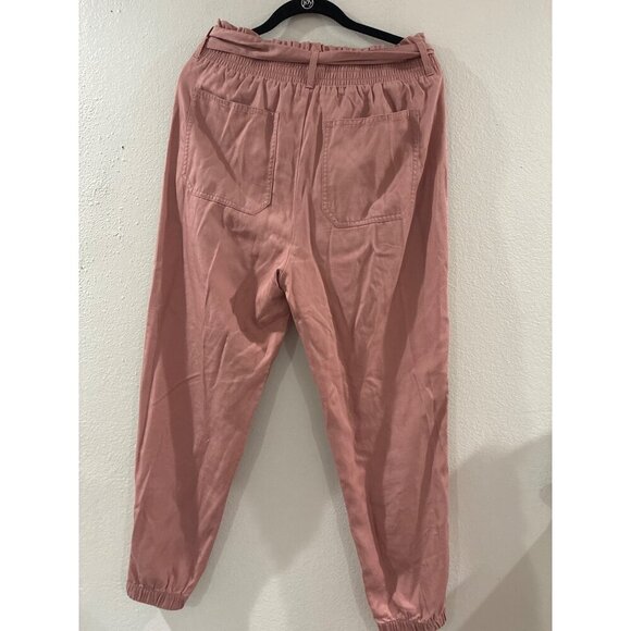 Abercrombie & Fitch pants womens Belted Utility Joggers Elastic Ankle NWT Medium - Picture 2 of 10